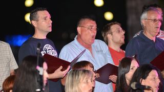 Zbor Petar Zoranić nastupio na Zadar classic open air-u