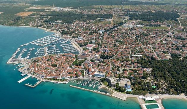 Biograd na Moru, panorama iz zraka. Photo: Dino Stanin/PIXSELL