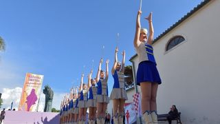 Odrzana je drzavna smotra mazoretkinja u organizaciji Hrvatskog mazoret saveza. Photo: Dino Stanin/PIXSELL Odrzana je drzavna smotra mazoretkinja u organizaciji Hrvatskog mazoret saveza. Photo: Dino Stanin/PIXSELL