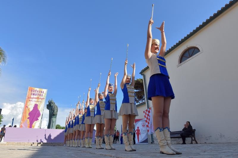 Odrzana je drzavna smotra mazoretkinja u organizaciji Hrvatskog mazoret saveza. Photo: Dino Stanin/PIXSELL Odrzana je drzavna smotra mazoretkinja u organizaciji Hrvatskog mazoret saveza. Photo: Dino Stanin/PIXSELL