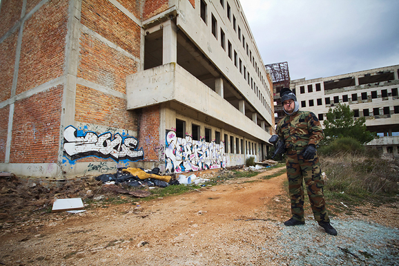 Paintball u Gaženici, 22. siječnja 2012. (foto:Saša Čuka)