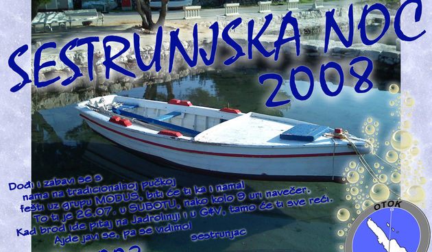 Sestrunjska noć – plakat