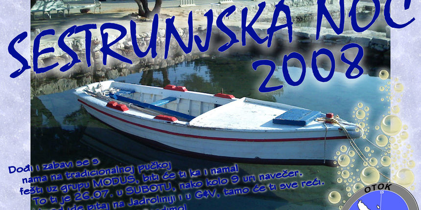 Sestrunjska noć – plakat Sestrunjska noć – plakat
