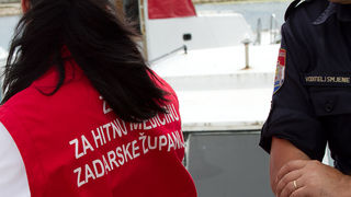 Vježba spašavanja u uvali Jaz, foto: Leo Banić