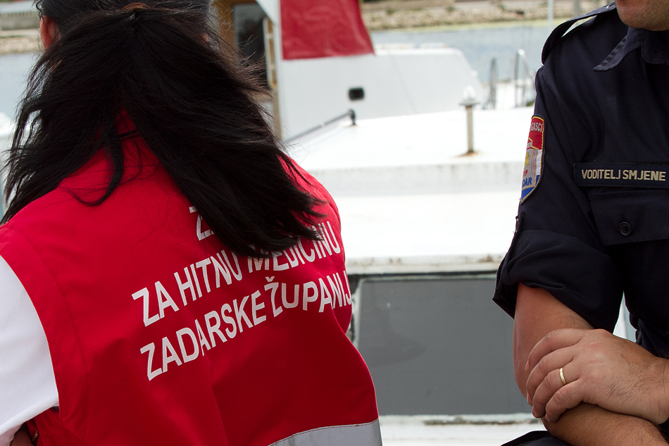 Vježba spašavanja u uvali Jaz, foto: Leo Banić