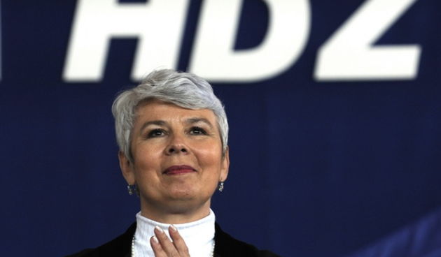 Na slici: Jadranka Kosor/HDZ/foto: CROPIX (Niksa Stipanicev)