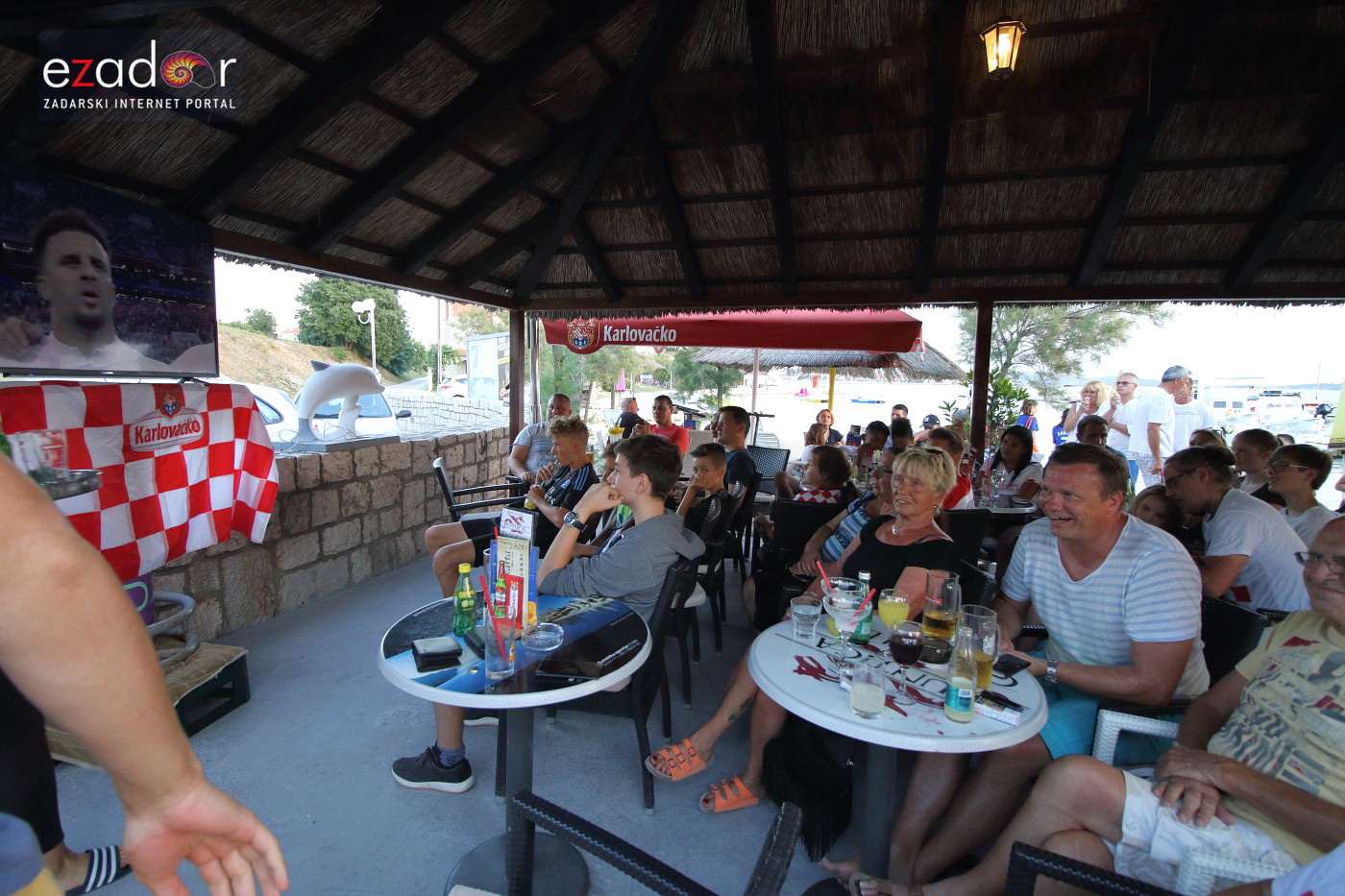 Bibinje: Navijanje za Vatrene i fešta nakon pobjede nad Engleskom