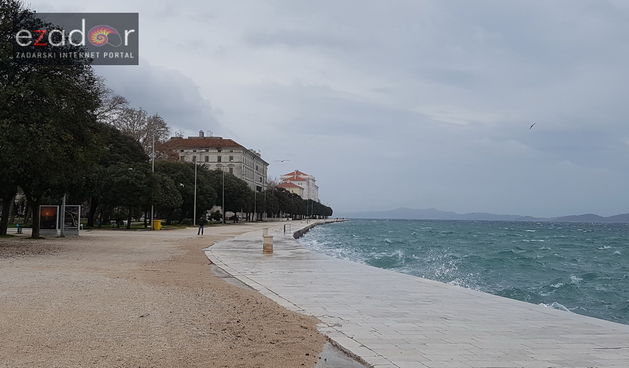 Jugo u Zadru 11. prosinca 2017.