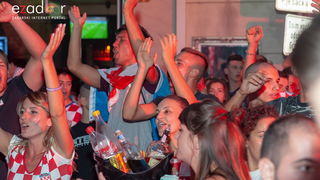 Zadar je gorio: Velika fešta nakon plasmana Vatrenih u polufinale Svjetskog prvenstva