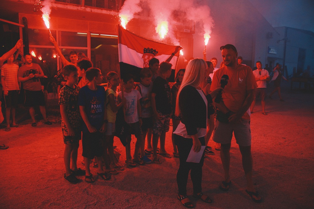 JK Uskok: Proslava olimpijskog zlata Fantele i Marenića