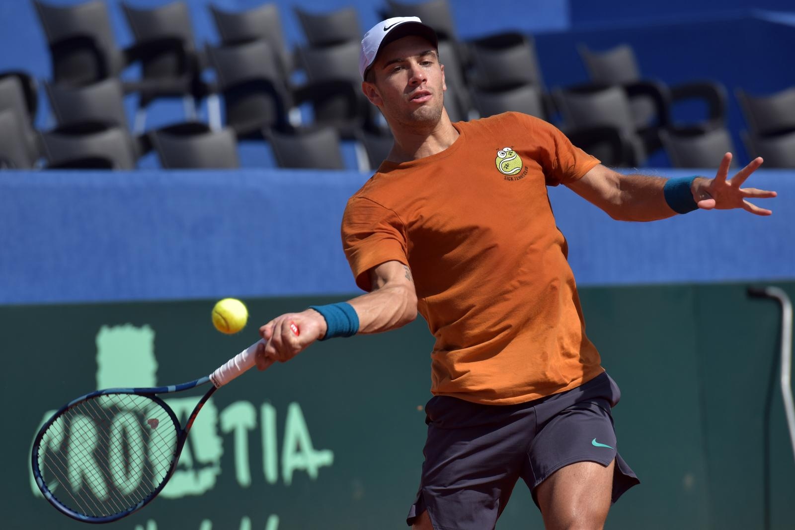 Trening Borne Ćorića uoči Davis Cup meča između Hrvatske i SAD-a Trening Borne Ćorića uoči Davis Cup meča između Hrvatske i SAD-a