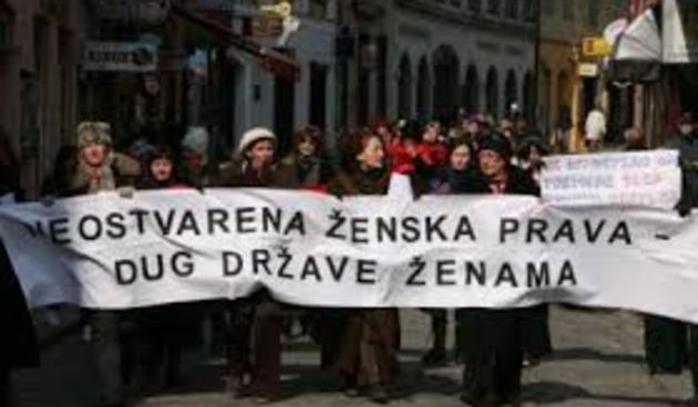 8. mart u Zagrebu: prosvjedni marš od HZZ-a do Trga, foto: metro-portal. hr