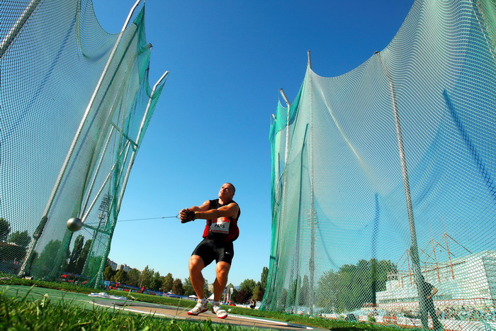 Zagreb, 130911.
IAAF World Challenge Zagreb 2011, 
61. memorijal Borisa Hanzekovica na atletskom stadionu Mladost na Savi.
Na slici: Pars Krisztian.
Foto: Goran Mehkek / CROPIX