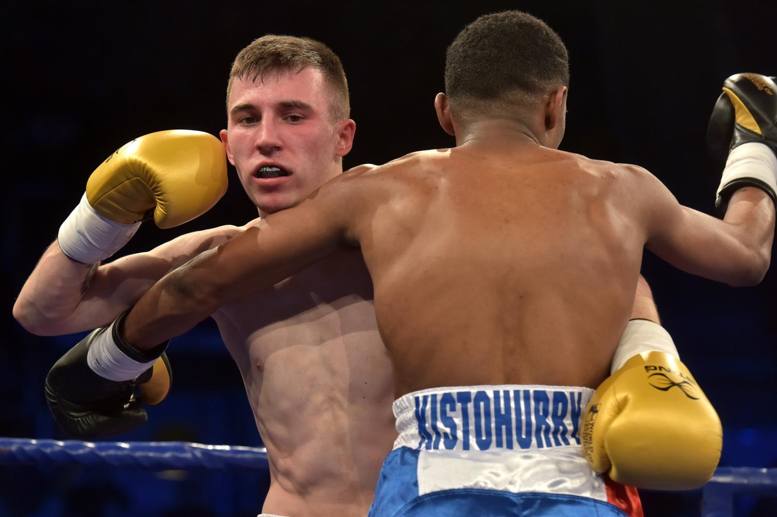 Svjetska boksacka liga, grupa B C1, kategorija 56 kg, Filip Poturovic (Croatian Knights) – Samuel Kistohurry (France Fighting Roosters).