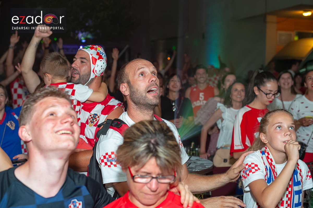 Zadar je gorio: Velika fešta nakon plasmana Vatrenih u finale Svjetskog prvenstva