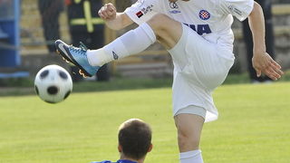 Sibenik, 050510.
Stadion Subicevac, Sibenik.
Druga utakmica finala Hrvatskog nogometnog Kupa.
Sibenik – Hajduk.
Ante Vukusic.
Foto: Josko Ponos / CROPIX