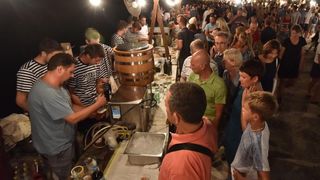 Zadar: Posljednja večer tradicionalne fešte Noć punog miseca, Photo: Dino Stanin/PIXSELL