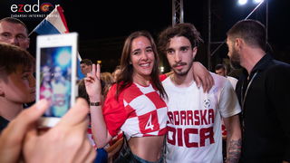 Veličanstven doček četvorice zadarskih Vatrenih