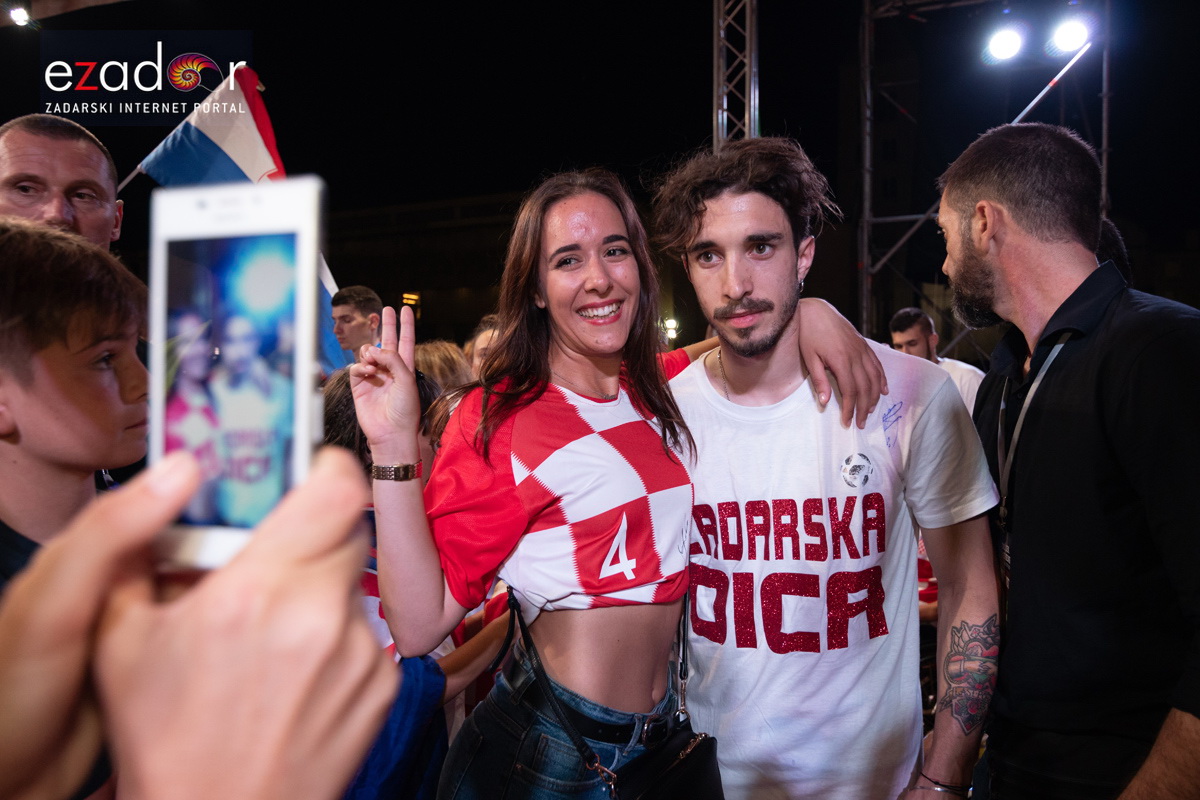 Veličanstven doček četvorice zadarskih Vatrenih