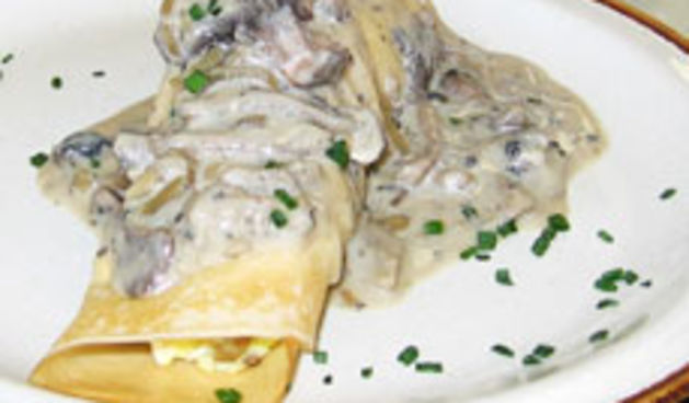 Palačinke s gorgonzolom