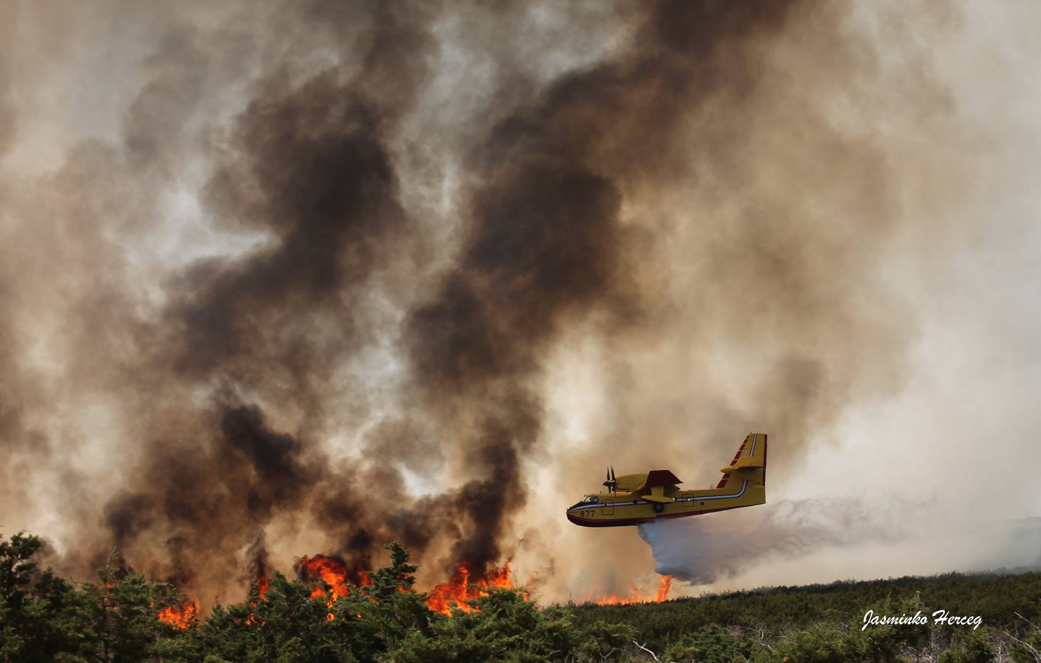 Lokaliziran požar kod Košljuna na otoku Pagu Lokaliziran požar kod Košljuna na otoku Pagu