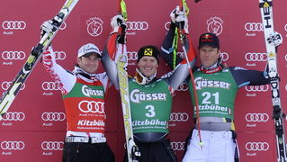 Kitzbuhel, 210111.
Fis Audi World Cup, Svjetski skijaski kup u Kitzbuhelu utrka Super G.
Na slici: Ivica Kostelic pobjednik Super G, pored drugi Georg Streitberger i desno norveski skijas Aksel Lund Svindal.
Foto: Drago Sopta / CROPIX Kitzbuhel, 210111.
Fis Audi World Cup, Svjetski skijaski kup u Kitzbuhelu utrka Super G.
Na slici: Ivica Kostelic pobjednik Super G, pored drugi Georg Streitberger i desno norveski skijas Aksel Lund Svindal.
Foto: Drago Sopta / CROPIX