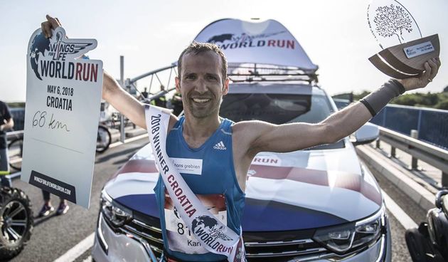 Karl Aumayr iz Salzburga prešao 68 kilometara, rekord staze!