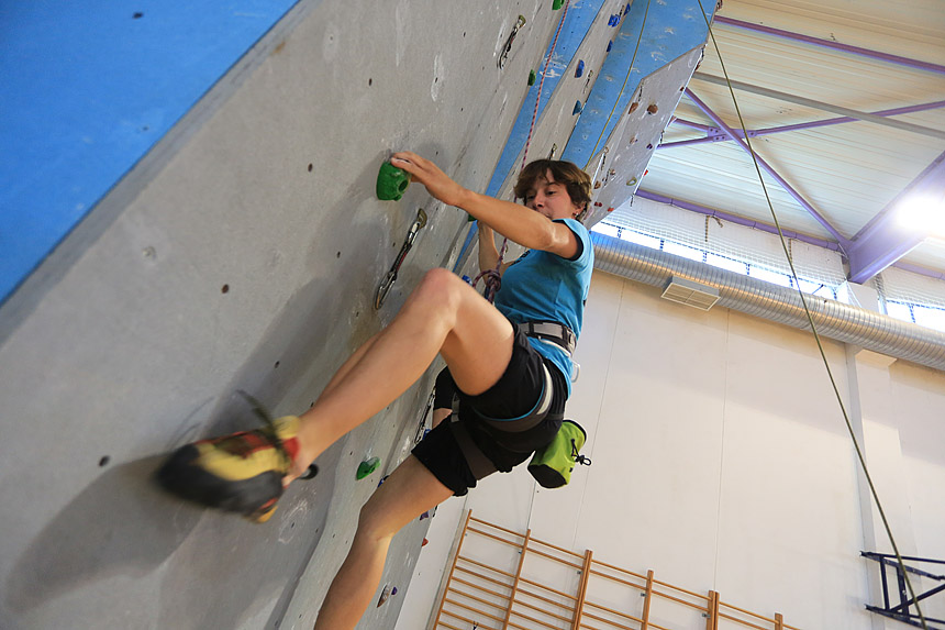 Bibinje: Natjecanje u sportskom penjanju na umjetnoj stijeni, foto: Leo Banić