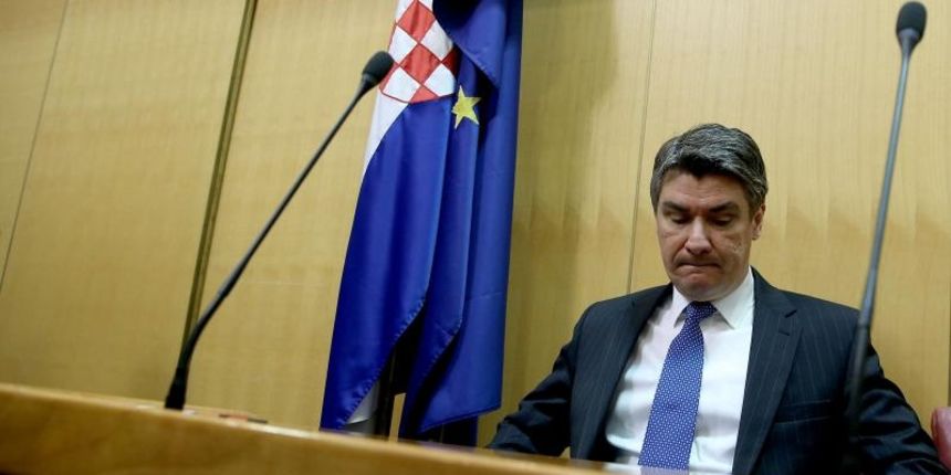 Aktualnim prijepodnevnom pocela je 17. sjednica Sabora RH. Zoran Milanovic. Photo: Patrik Macek/PIXSELL