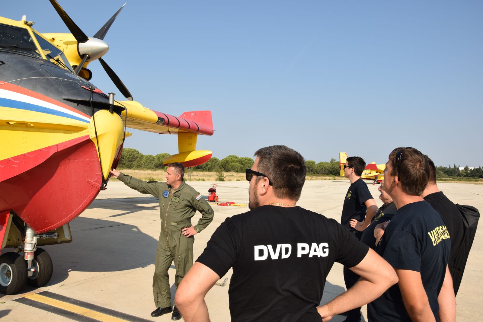 Njemački vatrogasci posjetili zračne snage u vojarni Zemunik