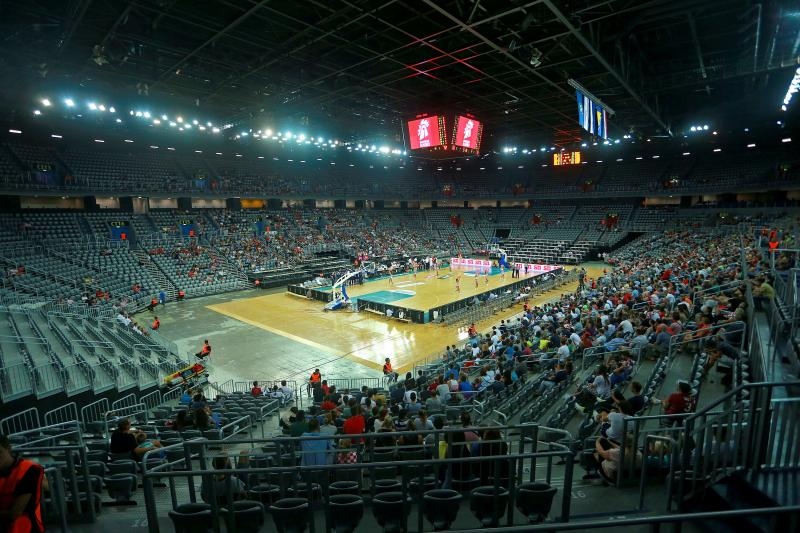 Arena Zagreb, Zagreb – Pripremni turnir za EuroBasket 2015., Hrvatska – BiH. Photo: Igor Kralj i Marko Lukunic/PIXSELL Arena Zagreb, Zagreb – Pripremni turnir za EuroBasket 2015., Hrvatska – BiH. Photo: Igor Kralj i Marko Lukunic/PIXSELL