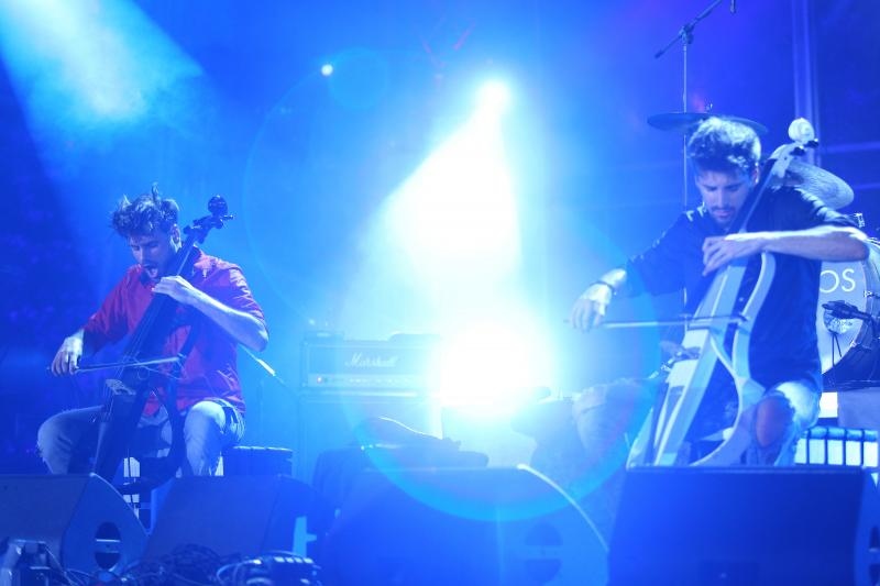 Zagreb Classic: Rođendanski koncert 2Cellos, Zucchera i Olivera na Tomislavcu. Photo: Anto Magzan/PIXSELL Zagreb Classic: Rođendanski koncert 2Cellos, Zucchera i Olivera na Tomislavcu. Photo: Anto Magzan/PIXSELL