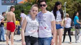 Ludijada zadarskih maturanata na Pozdravu suncu i Morskim orguljama