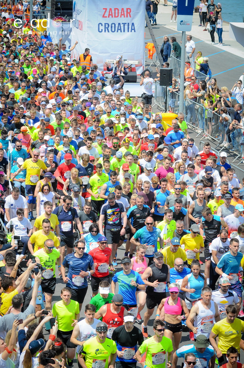 Start utrke Wings for Life World Run Zadar 2018.