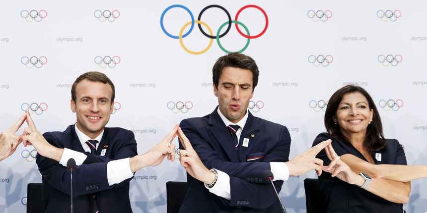 Macron na predstavljanju pariške kandidature za Olimpijske igre Macron na predstavljanju pariške kandidature za Olimpijske igre