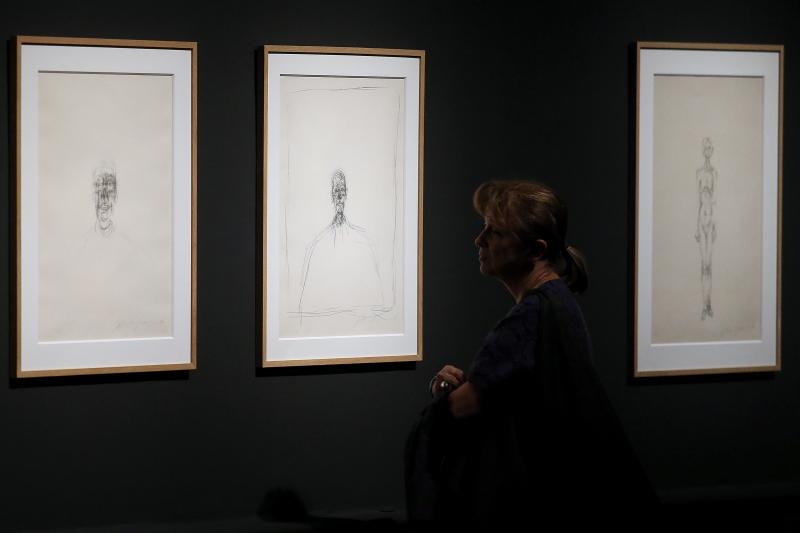 Zagreb: Eksponati izložbe Alberto Giacommeti u Umjetničkom paviljonu Zagreb: Eksponati izložbe Alberto Giacommeti u Umjetničkom paviljonu