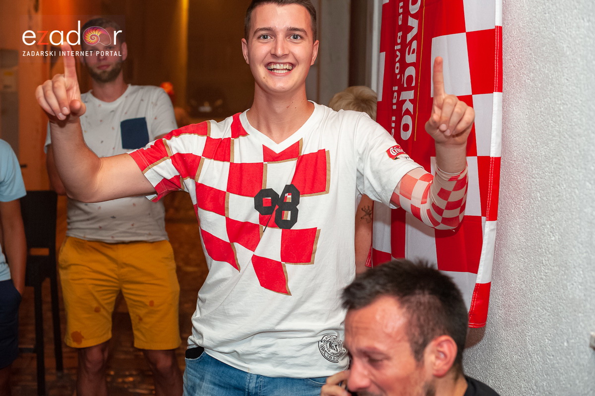 Zadar je gorio: Velika fešta nakon plasmana Vatrenih u finale Svjetskog prvenstva