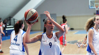 Kadetkinje : ŽKK Zadar – ŽKK Novi Zagreb (foto:Saša Čuka)