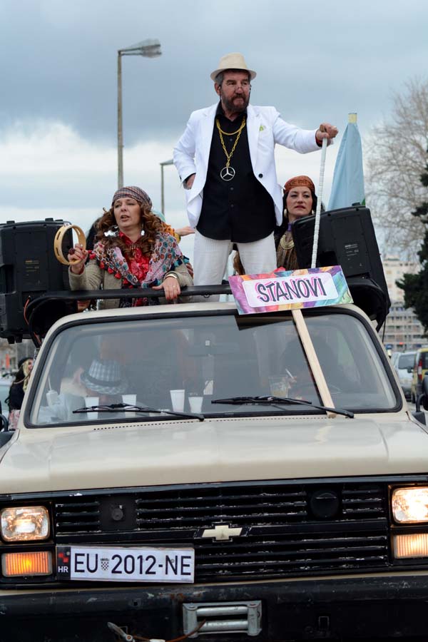 Stanarske maškare u karnevalskoj povorci, foto Iva Perinčić