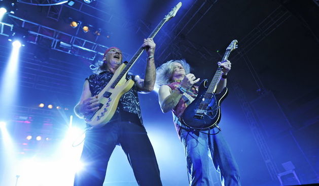 Zagreb, 050510.
Koncert grupe Deep Purple u Domu sportova.
Foto: Marko Miscevic / CROPIX