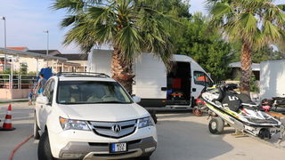 Vir: Slobodan trening na plaži Jadro pred utrke Alpe Adria Jest Ski Toura. Foto: Kažimir Škrbić/Virski list