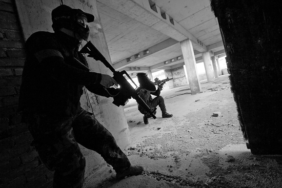 Paintball u Gaženici, 22. siječnja 2012. (foto:Saša Čuka)