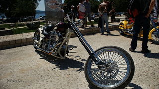 Nekoliko stotina vlasnika kultnih Harley Davidsona danas je posjetilo Zadar, Foto: Nevera ZD