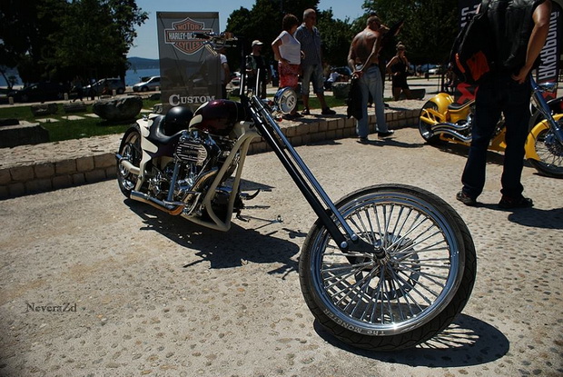 Nekoliko stotina vlasnika kultnih Harley Davidsona danas je posjetilo Zadar, Foto: Nevera ZD
