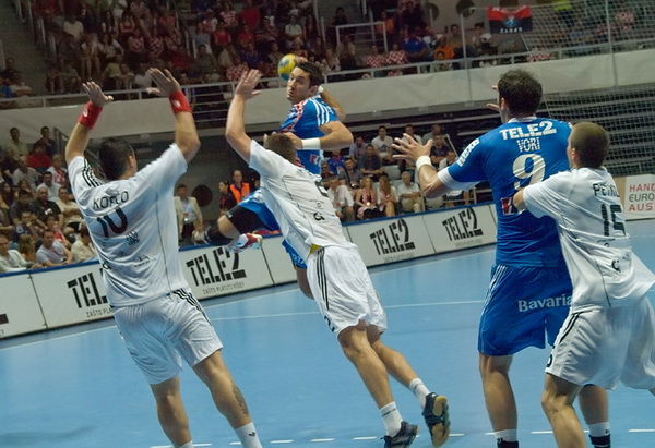 Zadar: Hrvatska-Slovacka 34-21, Foto: Sasa Cuka