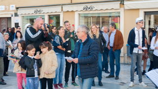 Jer glazba pokreće: Gradska glazba i puhači GB škole Bersa na Narodnom trgu Jer glazba pokreće: Gradska glazba i puhači GB škole Bersa na Narodnom trgu