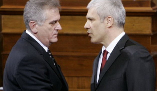 Tomislav Nikolić i Boris Tadić, foto: HRT
