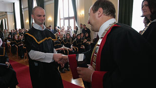 Promocija diplomiranih studenata, 7. ožujka 2009. (foto: Marin Gospić)