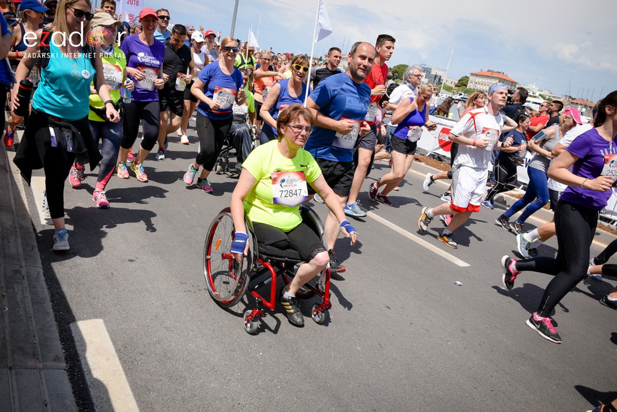 Start utrke Wings for Life World Run Zadar 2018.