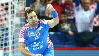 Spaladium Arena, Split – Europsko rukometno prvenstvo, skupina A, 3. kolo, Hrvatska – Švedska 31-35. Zlatko Horvat